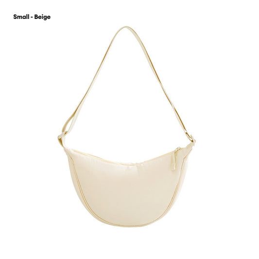LOCAUPIN Moon Casual Cross Body Bag Nylon Messenger Bag Dumpling bag Portable Men and Women Simple Shoulder Sling Bag