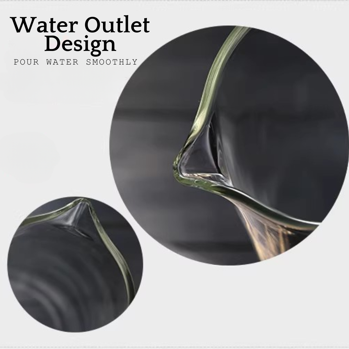 Locaupin Borosilicate Glass Water Pitcher with Stainless Steel Lid Hot and Cold Drinks Juice Coffee Beverage Large Capacity Jug