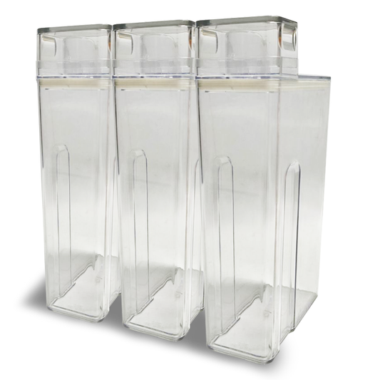 Locaupin Multipurpose Laundry Liquid Detergent Refill Jar Kitchen Powder Cereal Container Dry Food Storage with Measuring Lid