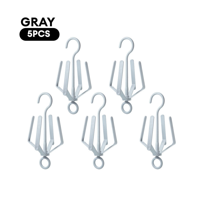 Locaupin Easy Drying Shoe Hanger Rack Space Saving Hook Shelf Storage Closet Organizer Indoor Outdoor Use