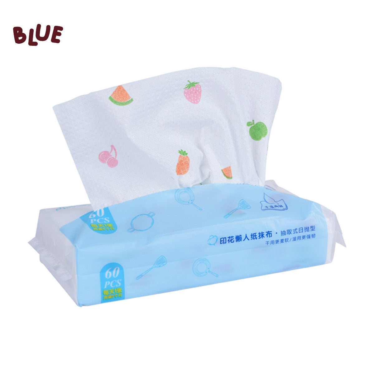 LOCAUPIN Disposable Dining Table Paper Napkin Absorbent Facial Tissue Make Up Removing