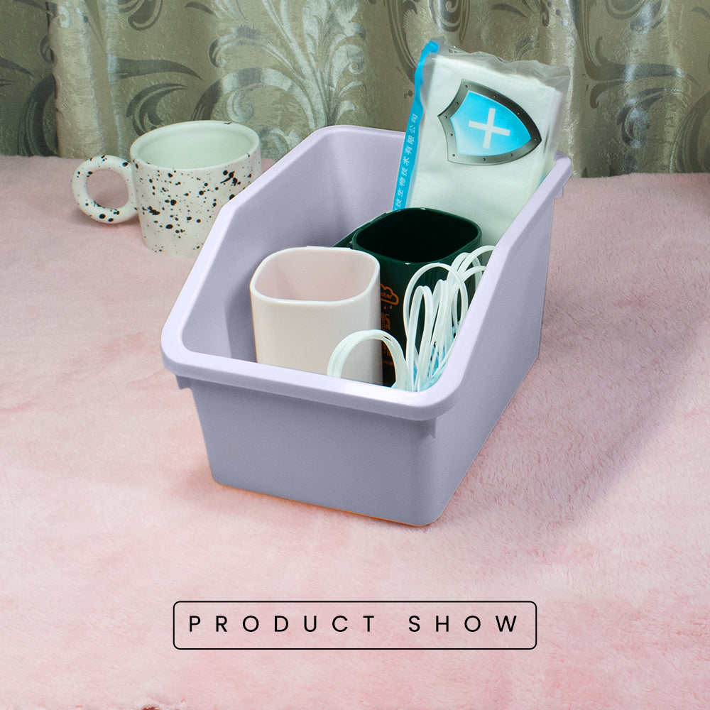 Locaupin Household Sorting Bin Organizer Home Various Tool Shelf Storage Basket Container For Bathroom Office Bedroom Toys