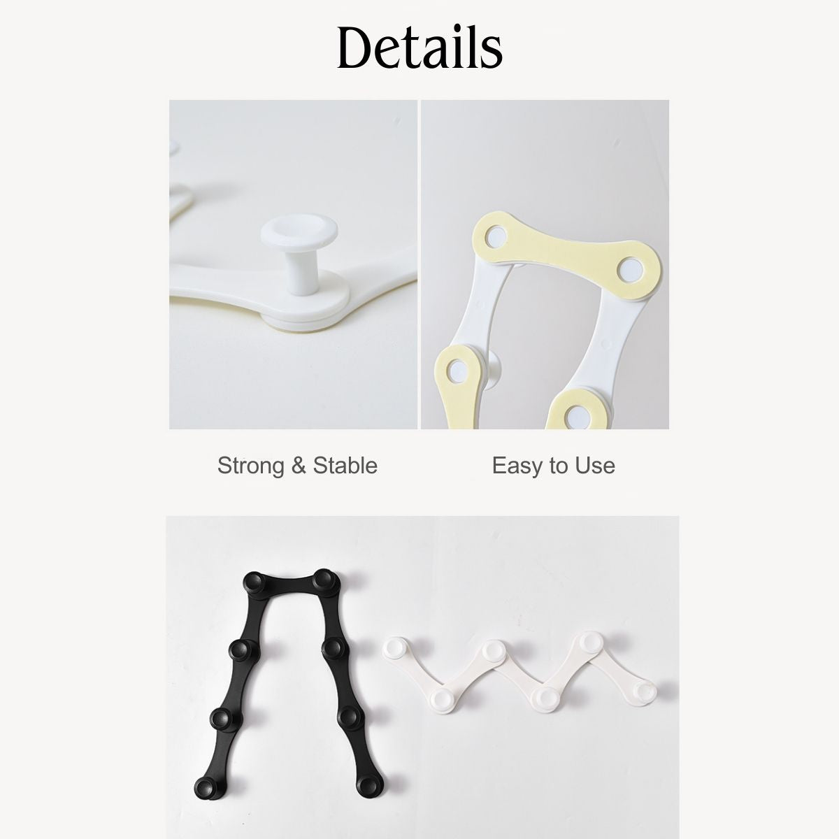 Locaupin Foldable Wall Mounted Hook Multipurpose Hanging Organizer Bathroom Expandable Rack Storage