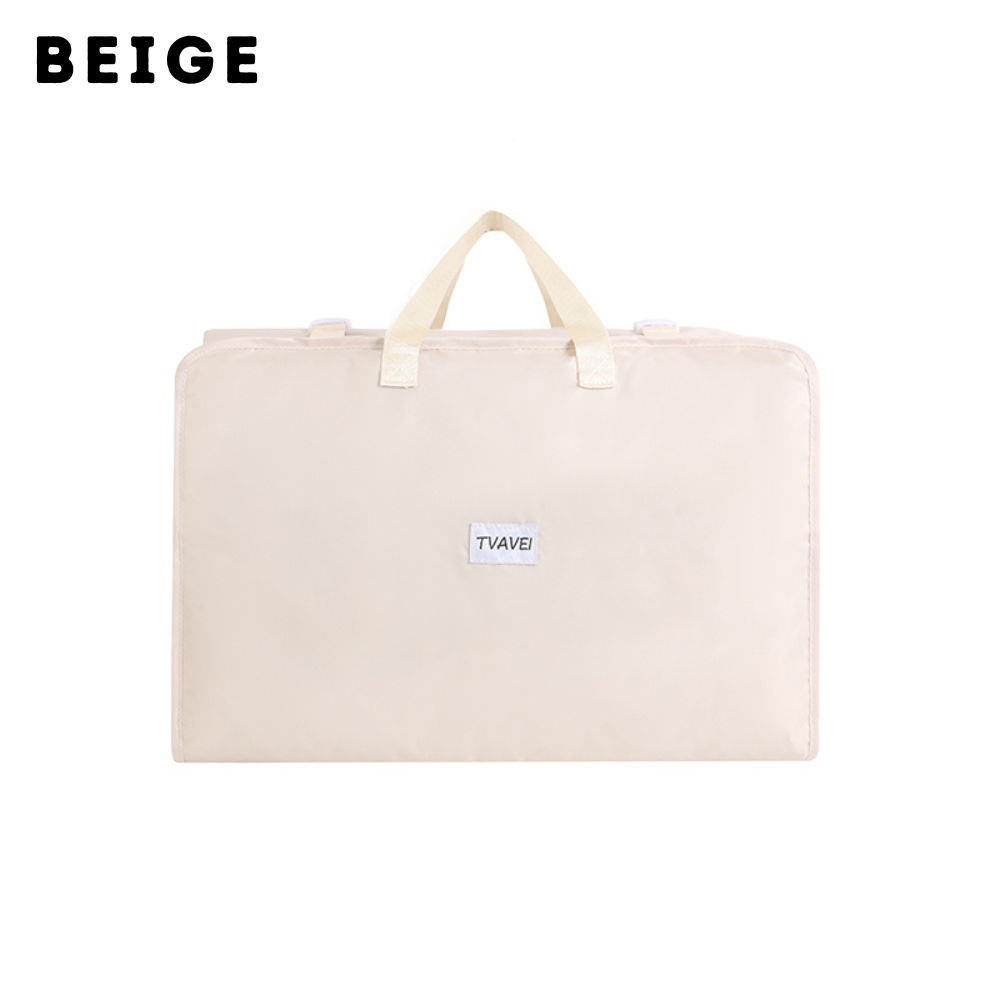 Locaupin Hanging Bag Travel Storage Multi-Compartment Luggage Organizer with Portable Handle