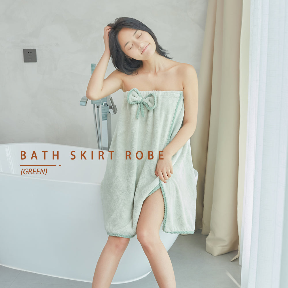 Locaupin Quick Dry Microfiber Bath Towel Cloth Hair Drying Shower Body Spa Wrap One Size for Women Soft and Absorbent Comfortable Bathrobe