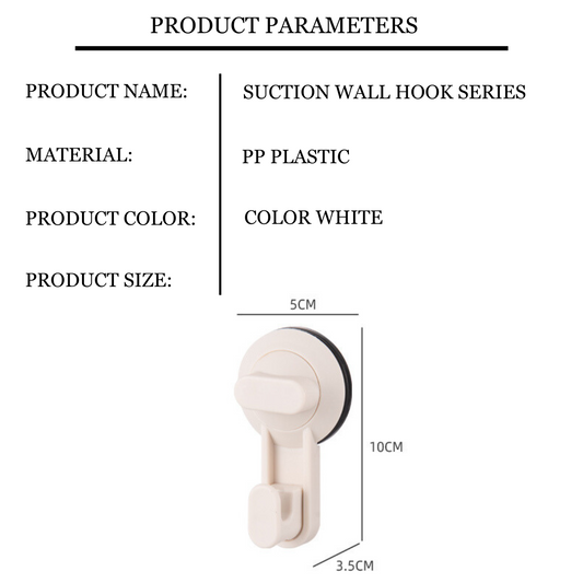 Locaupin NEW Suction Hooks For Glass Multifunctional Wall Mounted Heavy Duty Sponge Towel Utensils Holder Locking 1PC Hanging Tiles Bathroom Kitchen Door Clip Hanger Organizer (Wholesale Available)