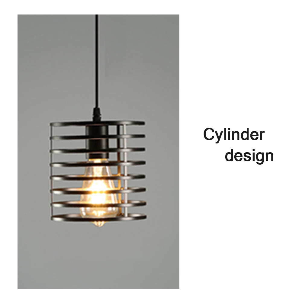 Locaupin Modern Loft Hanging Cage Lamp Pendant Light Bar Counter Retro Ceiling Iron Led Home Living Room Decoration Cafe Restaurant