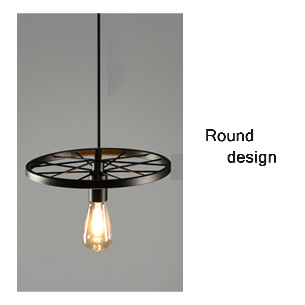 Locaupin Modern Loft Hanging Cage Lamp Pendant Light Bar Counter Retro Ceiling Iron Led Home Living Room Decoration Cafe Restaurant