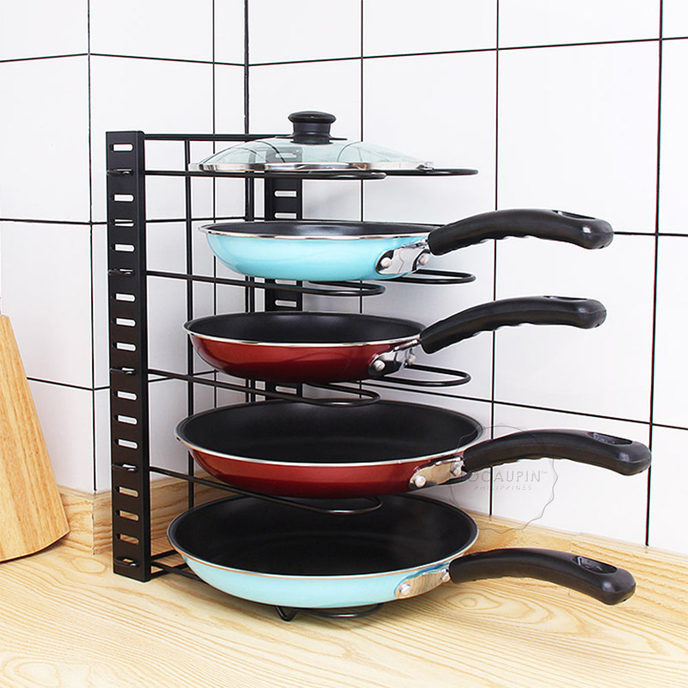 Pantry Cookingware Storage Rack Organizer Pot Cover Lid Holder