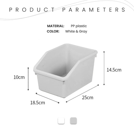 Locaupin Household Sorting Bin Organizer Home Various Tool Shelf Storage Basket Container For Bathroom Office Bedroom Toys