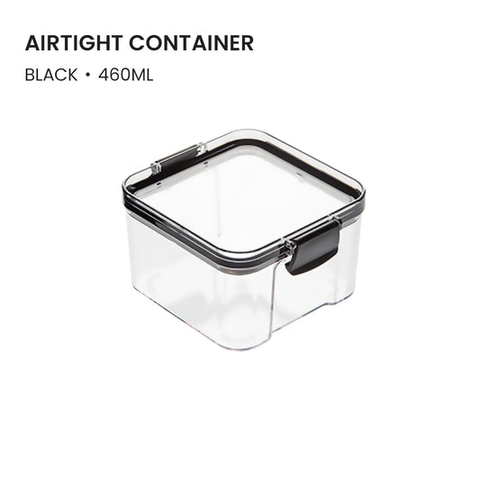 Locaupin Airtight Dry Food Container Jar Canister Cookies Cereal Pasta Candy Transparent Storage For Kitchen Pantry (PET Plastic)