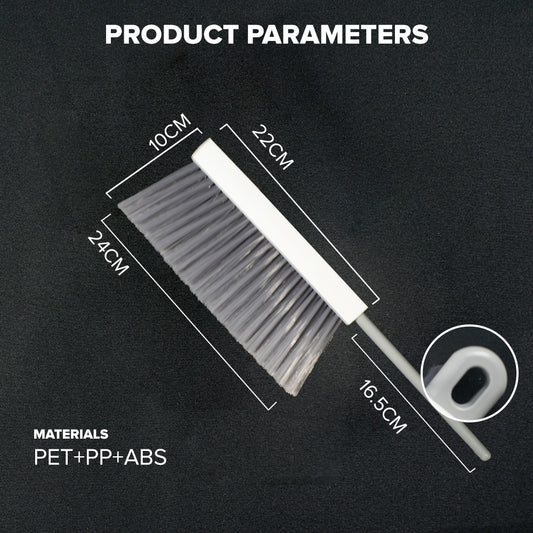 Locaupin Soft Bristles Bed Brush Sofa Hair Dust Remover Portable Household Cleaning Hand Broom Sweeper Furniture Car Couch