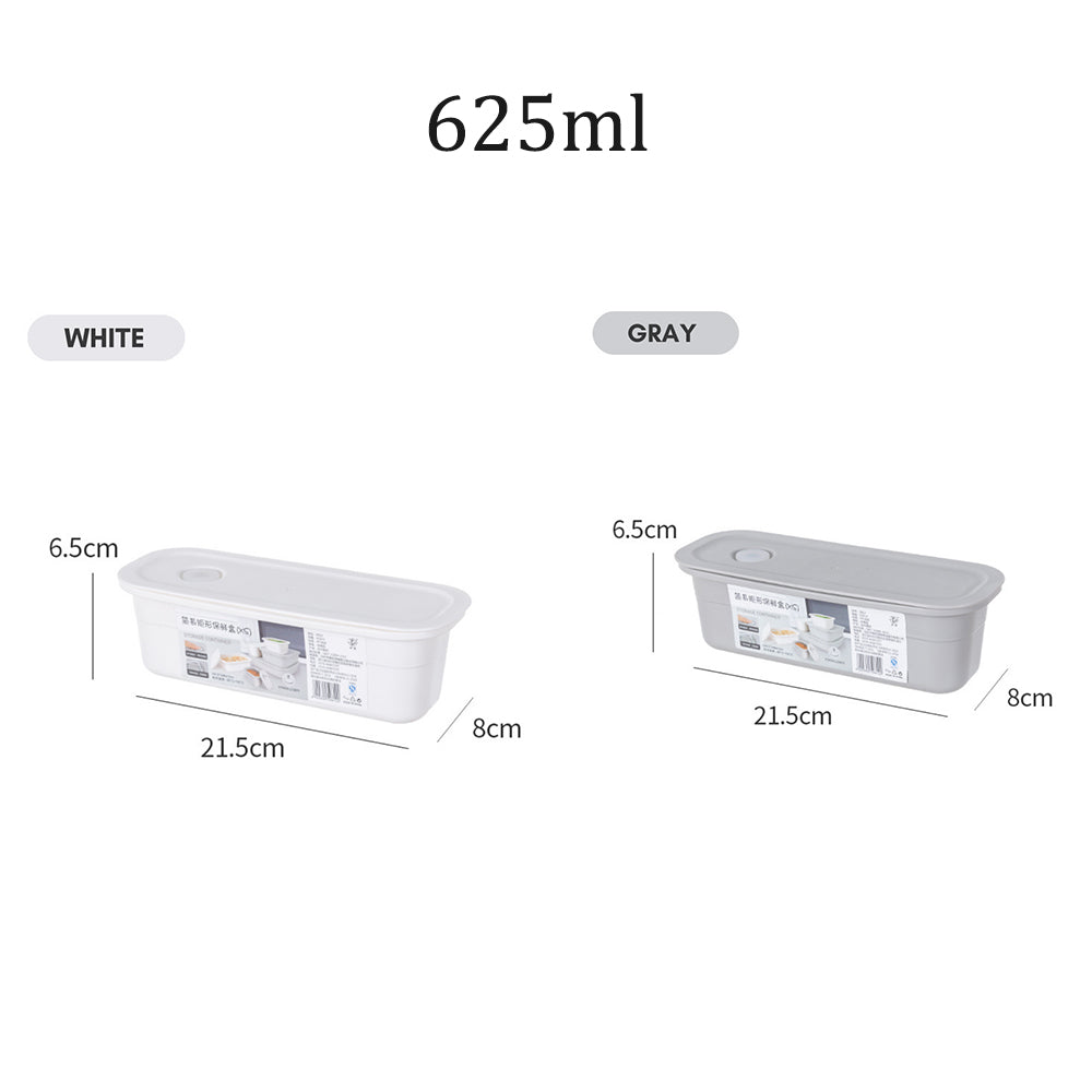 Locaupin Airtight Silicone Sealing Lid Food Container Kitchen Leftover Storage Bowls Preserve Freshness Office School Lunch Box