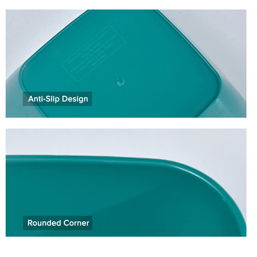 Locaupin Snack Appetizer Fruit Plate Multipurpose Serving Tray Salad Bowl Dessert Pasta Dinner Dish Food Container