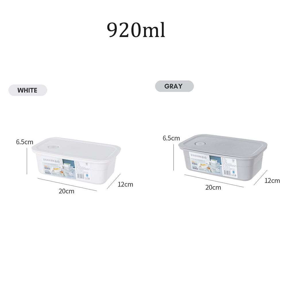 Locaupin Airtight Silicone Sealing Lid Food Container Kitchen Leftover Storage Bowls Preserve Freshness Office School Lunch Box