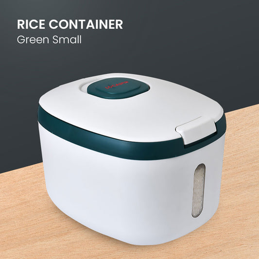 Locaupin Kitchen Rice Bucket Container with Lid Moisture-proof Large Capacity Sealed Storage Household Insect-proof Grains Container