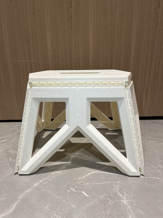 Locaupin Non Slip Compact Heavy Duty Folding Stepping Stool Collapsible Mini Chair with Handle Multifunctional Home Travel Camping Use