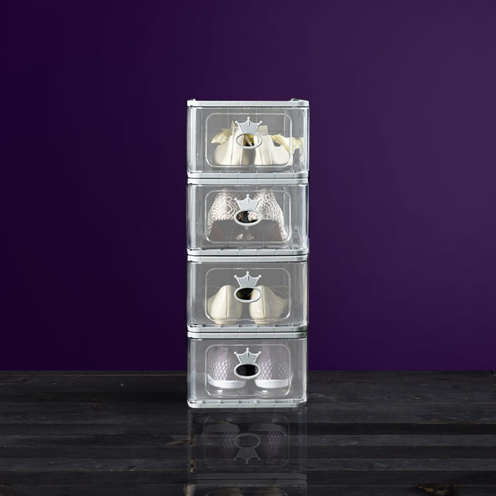 4 PC Frosted Shoe Box (Large)