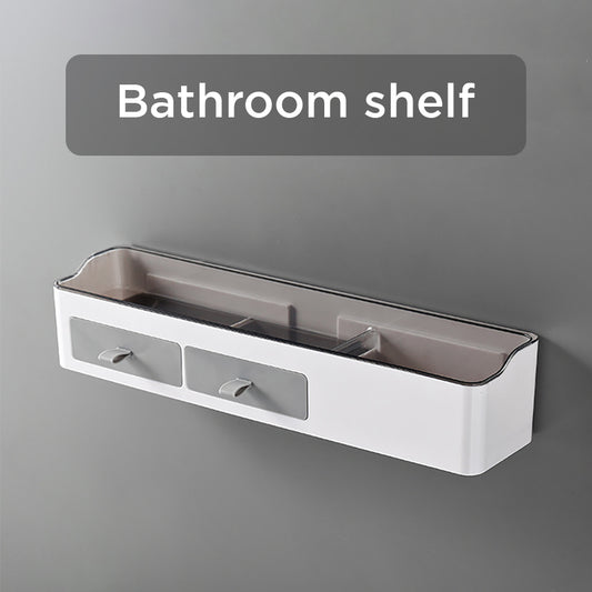 Locaupin Bathroom Storage Shelves Wall Hanging Organizer Rack