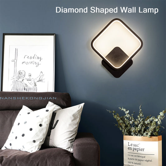 Locaupin LED Wall Light Mounted Modern Sconce Lamp for Bedside Living Room Indoor Home Foyer Lighting