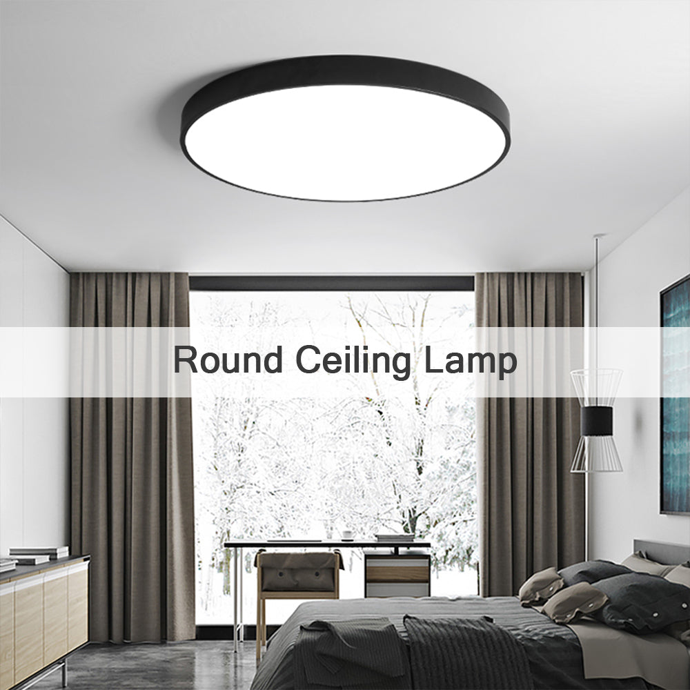 Locaupin Black Surface Ceiling Light
