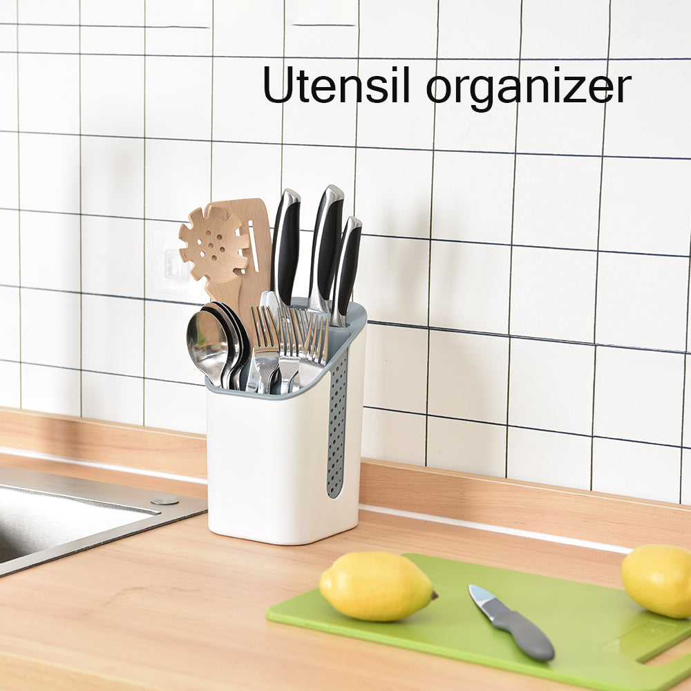 Locaupin Countertop Utensil Holder Shelf