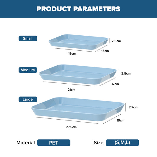 Locaupin Food Platter Tray Serving Salad Snack Container Bread Plate Appetizer Party Dinner Dish Saucer Tea Cup Holder