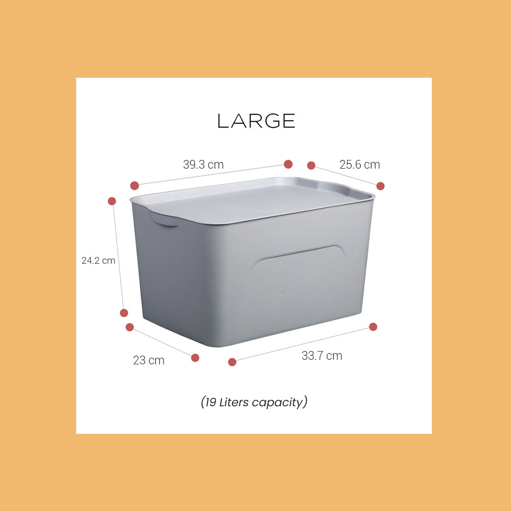 Locaupin 2pc Clothes Underwear Storage Box (LARGE)
