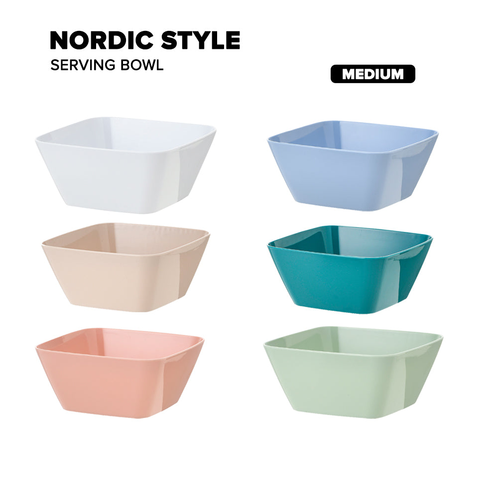 Locaupin Snack Appetizer Fruit Plate Multipurpose Serving Tray Salad Bowl Dessert Pasta Dinner Dish Food Container