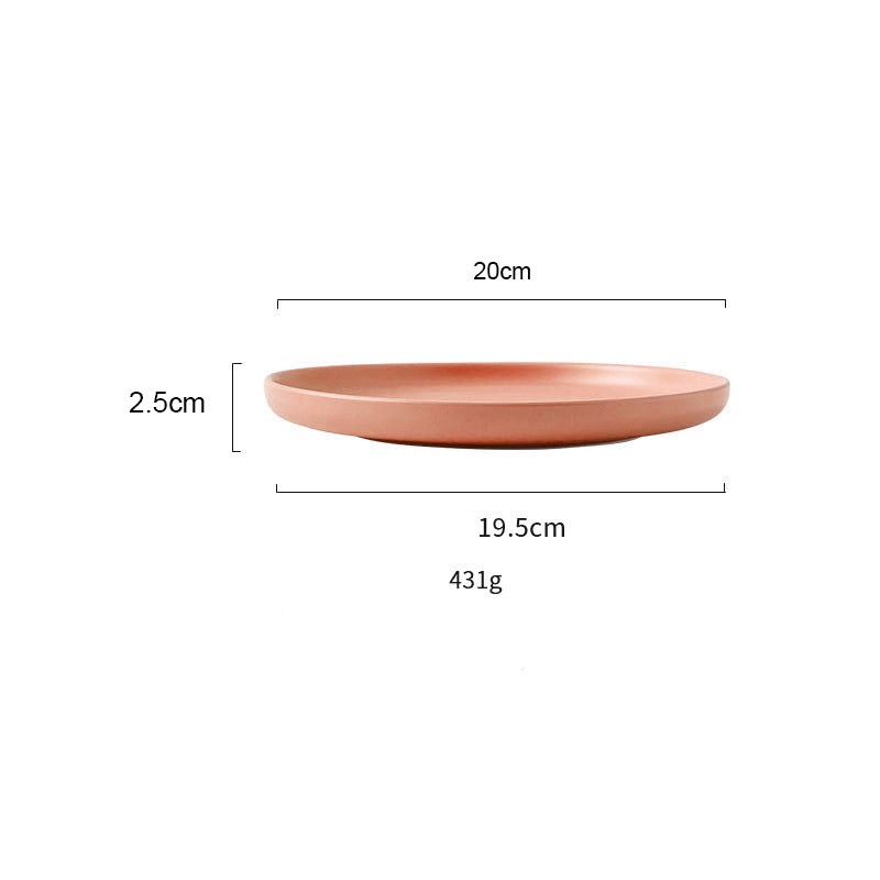 Round Ceramic Plate