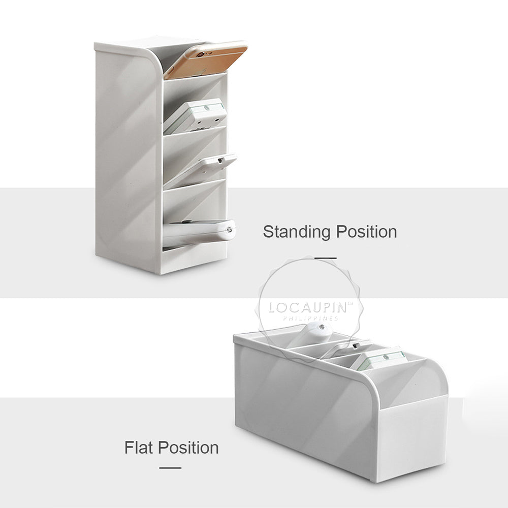 Locaupin Desktop Organizer 4 Grid Pen Holder