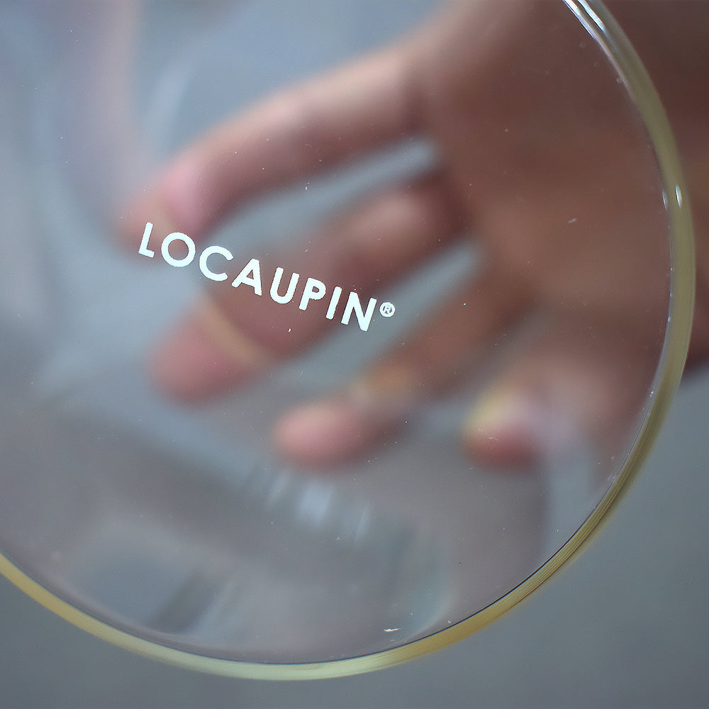 Locaupin Bamboo Lid Candy Jar Glass Canister Party Food Storage Transparent Container Cookies Cereal