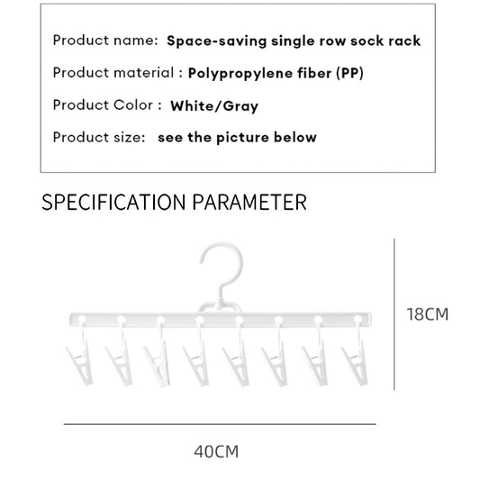 Locaupin Undergarment Socks Drying Rack Closet Laundry Organizer For Hair Cap Towel Baby Clothes Hanger Clip