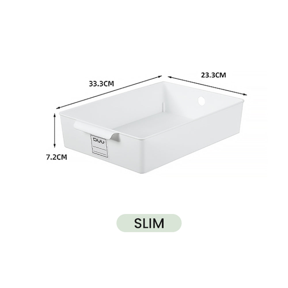 Locaupin Large Multifunctional Sorting Storage Basket Organizer Box Space Saver Wardrobe Cabinet Drawer Type Shelf Set