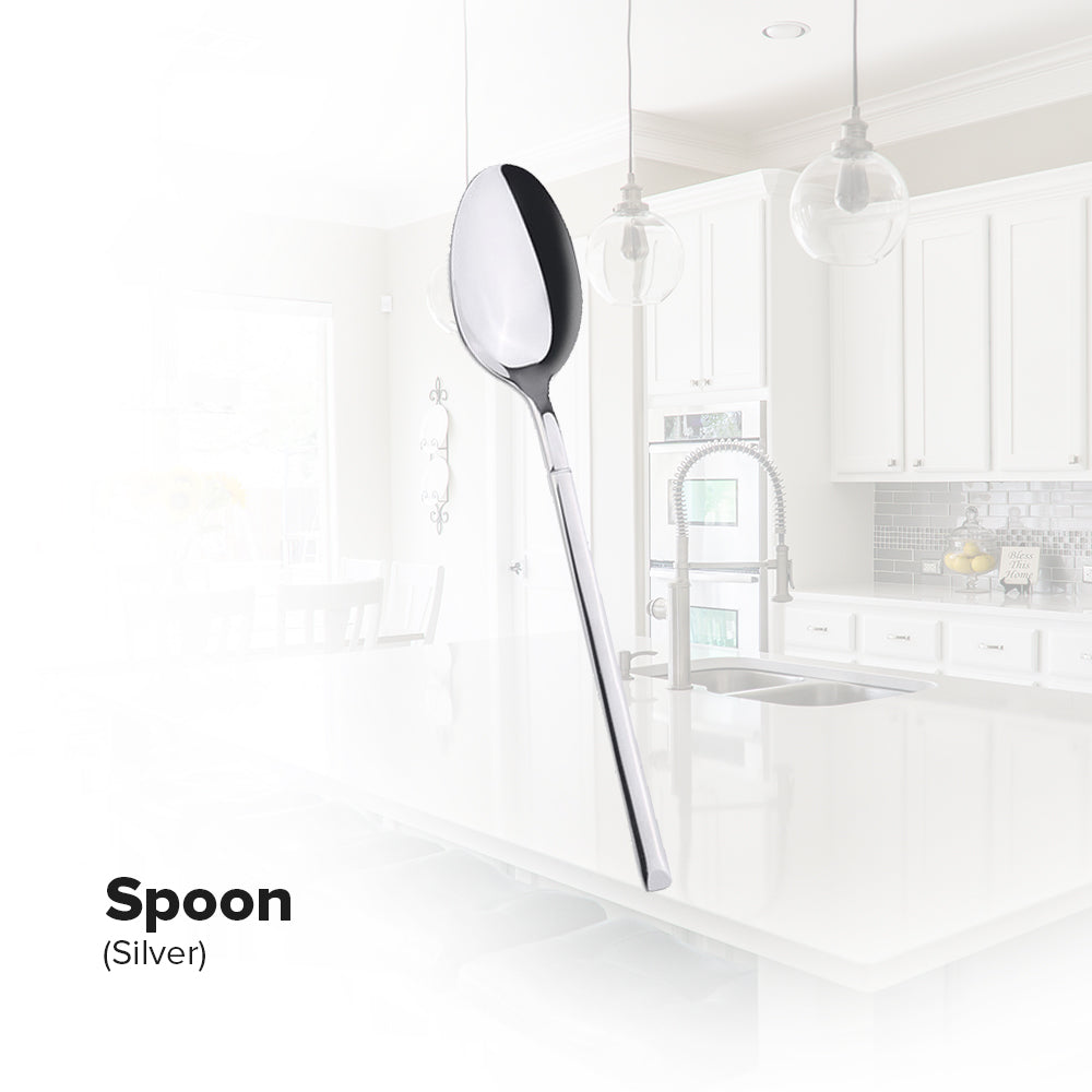 Locaupin Tableware Service Stainless Luxury Dining Cutlery Modern Spoon Fork Chopsticks Teaspoon Knife For Home Hotel Use
