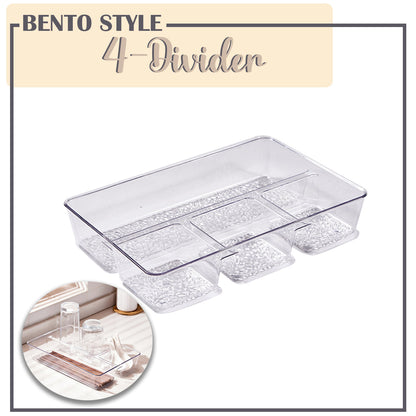 Locaupin Clear Serving Platter Food Snacks Tray Party Catering Dessert Display Multipurpose Kitchen Organizer Condiments Storage