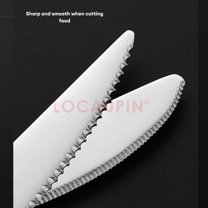 LOCAUPIN 304 Stainless Steel Tableware Cutlery Utensil Set Spoon and Fork Food Grade Premium Dinnerware Cutlery Sets