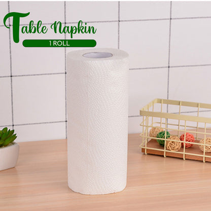 LOCAUPIN Multipurpose Plain Bath Tissue Towel Roll Strong and Absorbent Reusable Toilet Paper Napkin