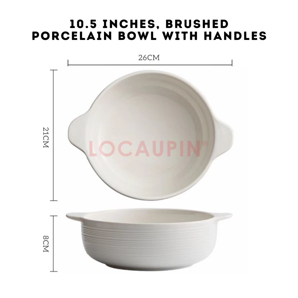 Locaupin Elegant Porcelain Nordic Style Tableware Minimalist and Cozy Look Dinnerware Perfect for any Special Occasion