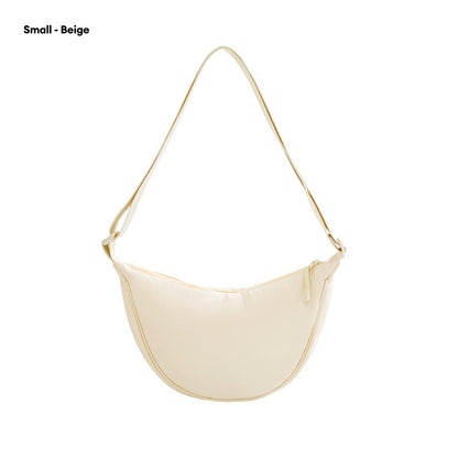 LOCAUPIN Moon Casual Cross Body Bag Nylon Messenger Bag Dumpling bag Portable Men and Women Simple Shoulder Sling Bag