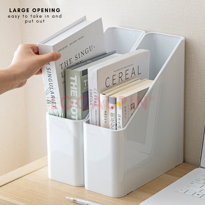 Locaupin Multifunctional File Organizer Books Magazine Folders Document Storage Box High Quality Office School Desktop Shelf Rack