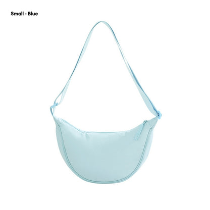 LOCAUPIN Moon Casual Cross Body Bag Nylon Messenger Bag Dumpling bag Portable Men and Women Simple Shoulder Sling Bag