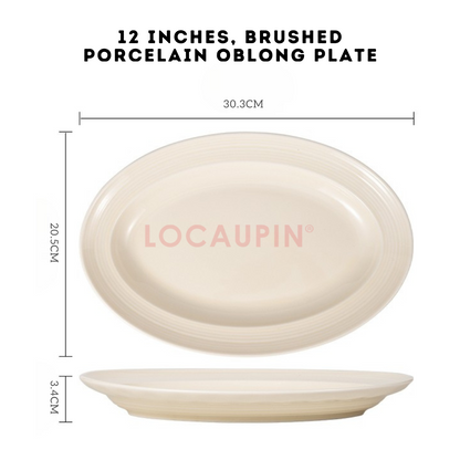 Locaupin Elegant Porcelain Nordic Style Tableware Minimalist and Cozy Look Dinnerware Perfect for any Special Occasion