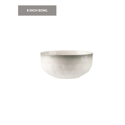 LOCAUPIN Ceramic Elegant Modern Dinnerware Microwave & Oven Safe High Quality Ceramic Bowl Plates Tableware Collection