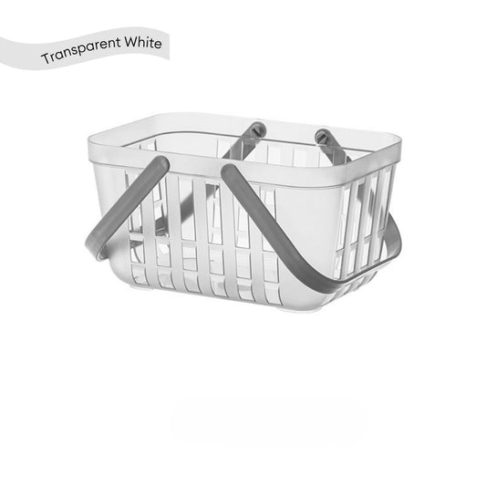 LOCAUPIN Portable Bath Basket Bathroom Storage Caddy Organizer Multifunctional Shower Plastic Storage Basket with Handle