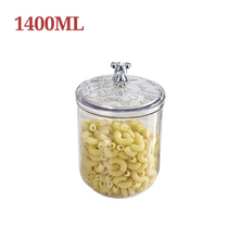 Load image into Gallery viewer, Locaupin Airtight Food Storage Container Bear Handle Design Transparent Canister with Silicone Lid Multipurpose Milk Coffee Jar
