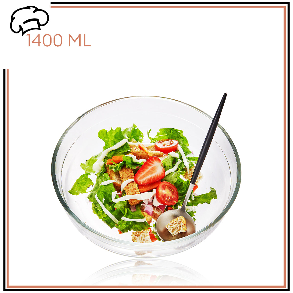 Locaupin Round Pie Plate Heat Resistant Borosilicate Glass Baking Dish Pan Microwave Oven Safe Dessert Cake Salad Tray