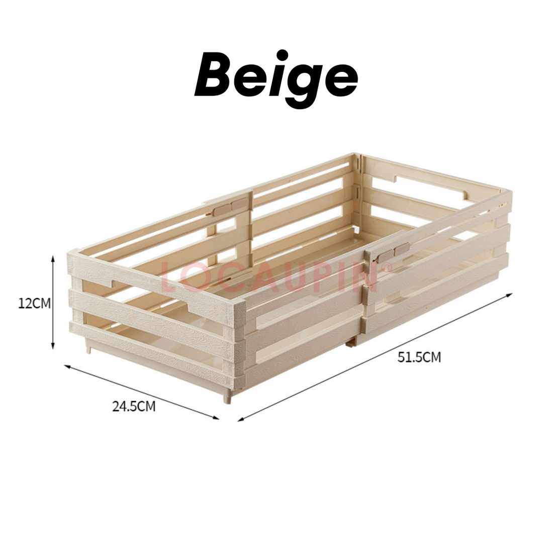 Locaupin Multifunctional Extendable Storage Basket Large Capacity Clot ...