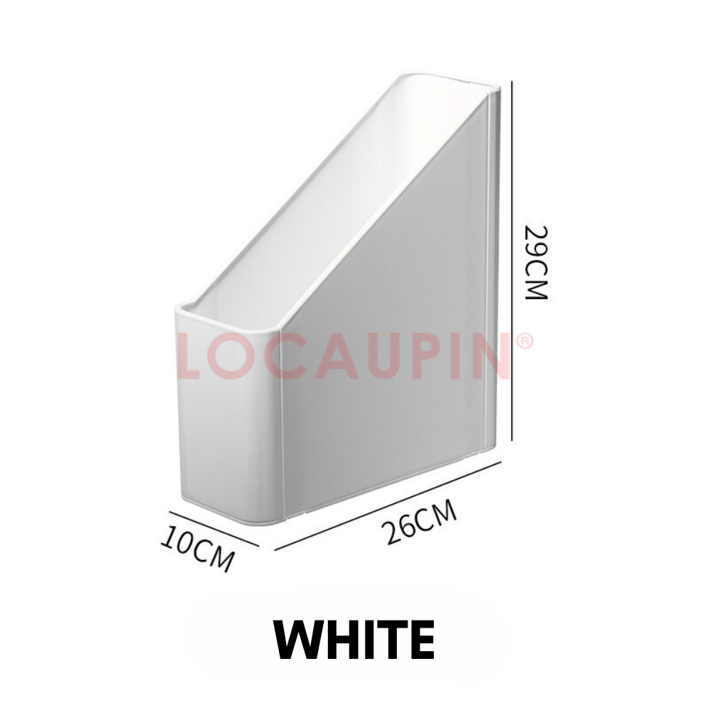 Locaupin Multifunctional File Organizer Books Magazine Folders Document Storage Box High Quality Office School Desktop Shelf Rack