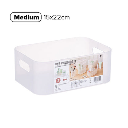 Locaupin Office Supplies Cosmetics Stationery Caddy Storage Multifunctional Desk Organizer Box Compartment Grid Basket Container Bin